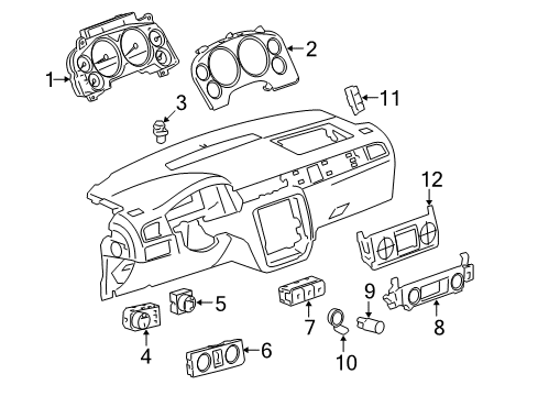 2011 Chevy Tahoe Driver Information Center Diagram 2 - Thumbnail