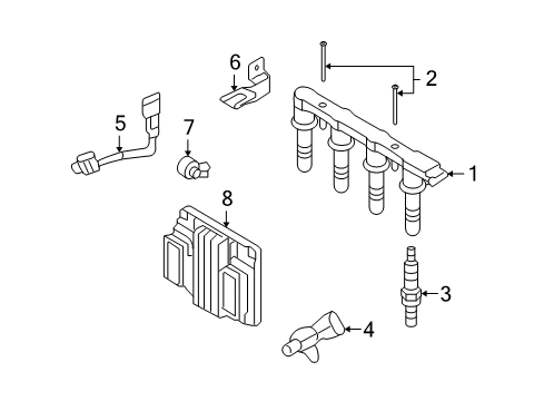 2009 Pontiac G3 Ignition System Diagram