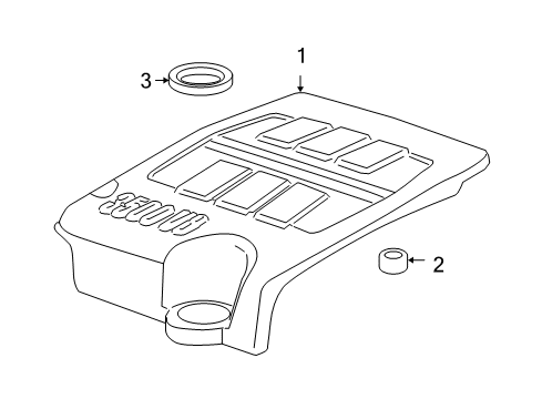 2007 Chevy Malibu Engine Appearance Cover Diagram 1 - Thumbnail