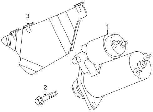 2011 Cadillac CTS Starter Diagram 3 - Thumbnail