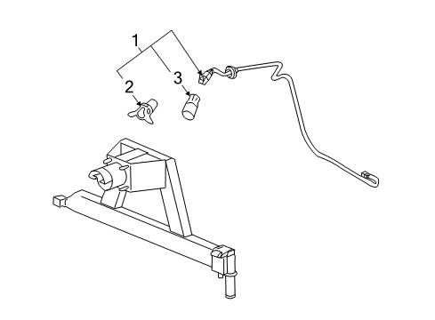 2007 Hummer H2 License Lamps Diagram 1 - Thumbnail