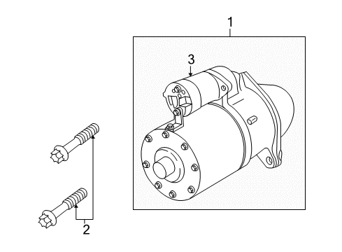 2008 Pontiac G8 Starter, Electrical Diagram 1 - Thumbnail