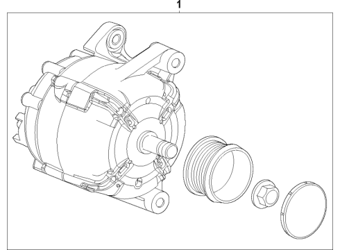 2016 Chevy Trax Alternator Diagram 1 - Thumbnail