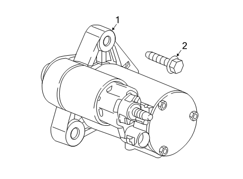 2021 GMC Acadia Starter, Electrical Diagram 2 - Thumbnail