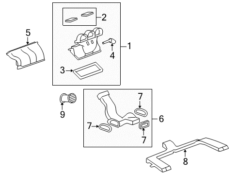 2009 Saturn Vue Ducts Diagram 2 - Thumbnail