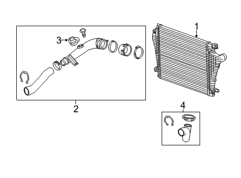 2011 Cadillac SRX Intercooler Diagram