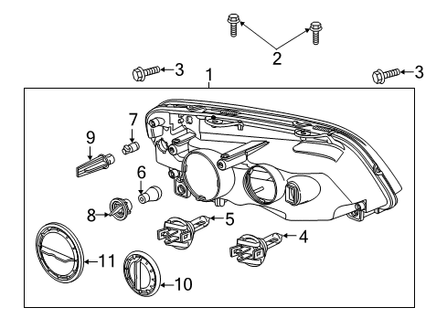 2016 Chevy Caprice Headlamps, Electrical Diagram