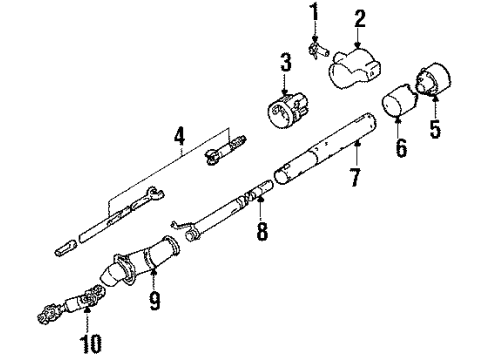 1985 Pontiac 6000 Ignition Lock Diagram