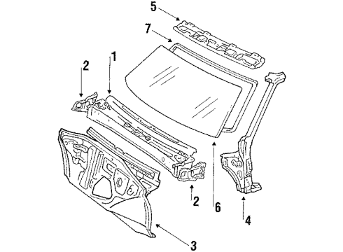 1987 Chevy Nova Cowl Diagram