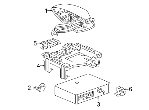 2014 Chevy Malibu Communication System Components Diagram