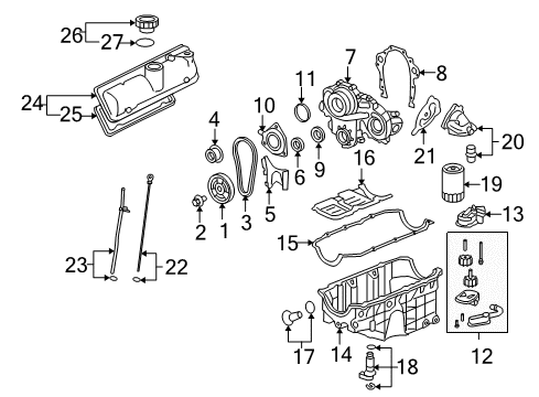 2007 Pontiac G6 Filters Diagram 4 - Thumbnail