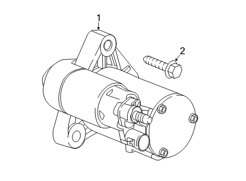 2021 GMC Canyon Starter, Electrical Diagram 1 - Thumbnail