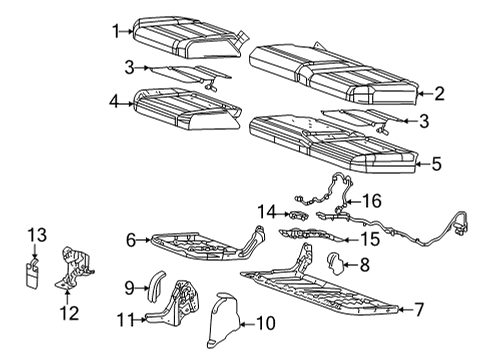 2023 GMC Hummer EV Pickup Heated Seats Diagram 1 - Thumbnail