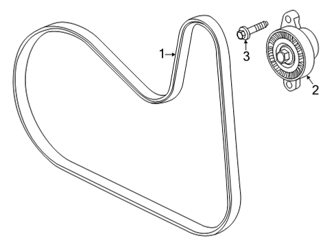 2021 Chevy Trailblazer Belts & Pulleys Diagram 2 - Thumbnail