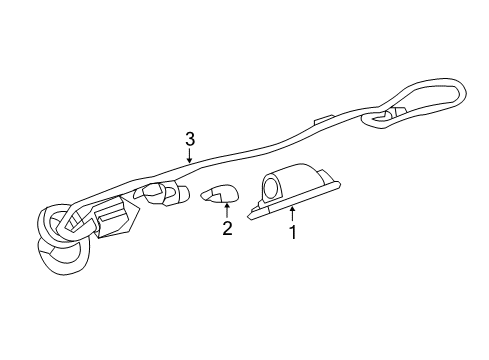 2011 Cadillac CTS Bulbs Diagram 9 - Thumbnail