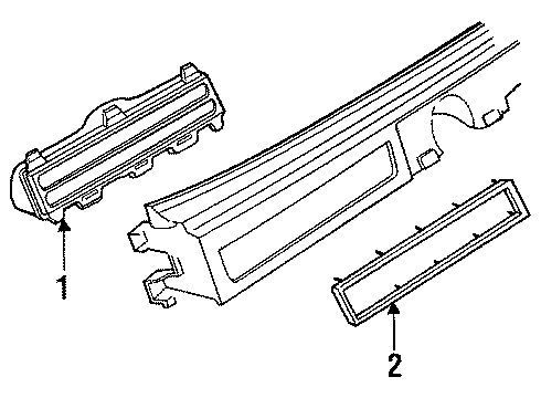 1984 Oldsmobile 98 Backup Lamps Diagram