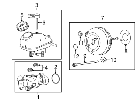 2015 Buick Verano Pipe Assembly, Power Brake Booster Vacuum Diagram for 22908601