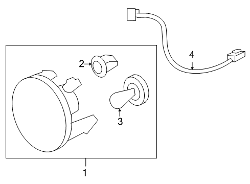 2012 Chevy Tahoe Chassis Electrical - Fog Lamps Diagram 2 - Thumbnail