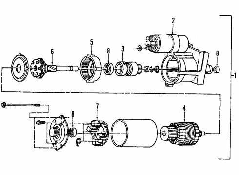 1994 Cadillac Eldorado Starter Diagram