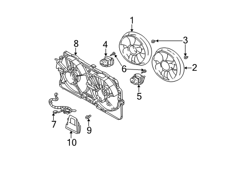 1999 Buick Regal Cooling System, Radiator, Water Pump, Cooling Fan Diagram 2 - Thumbnail