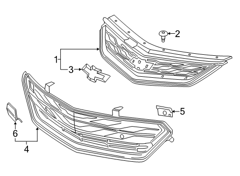 2019 Chevy Volt Cover,Front Bumper Fascia Tow Eye Access Hole Diagram for 23460017