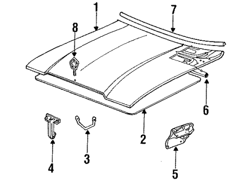 2021 Chevy Spark Front Suspension Strut Assembly Diagram for 42504996