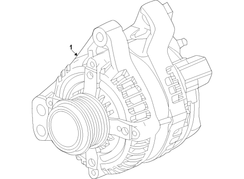 2022 Cadillac XT6 Alternator Diagram 2 - Thumbnail