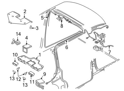 2001 Chevy Venture Control Asm,Auxiliary Audio/Video Input Diagram for 88897316