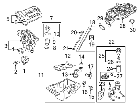 2012 Chevy Caprice Seal,Oil Filter Cap(O Ring) Diagram for 12577653