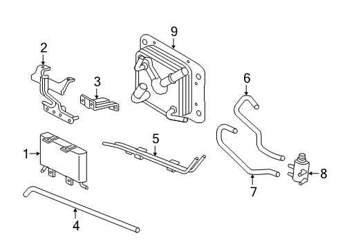 2018 Chevy City Express Trans Oil Cooler Diagram