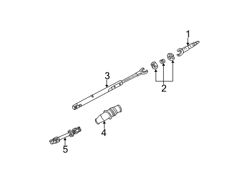 2004 Buick Park Avenue Shaft & Internal Components Diagram