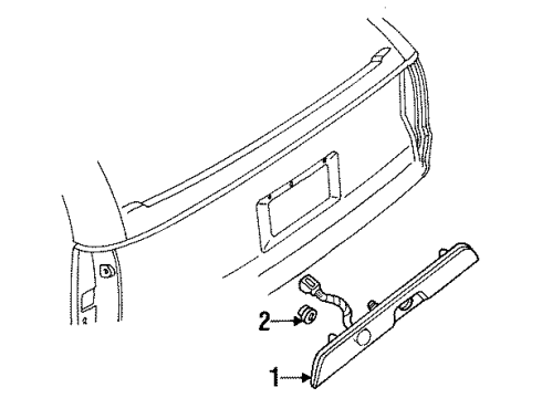 1994 Chevy Impala License Lamps Diagram