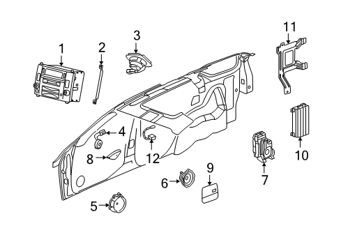 2006 Cadillac SRX Sound System Diagram 2 - Thumbnail