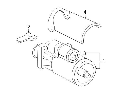 1997 Oldsmobile Bravada Starter, Electrical Diagram