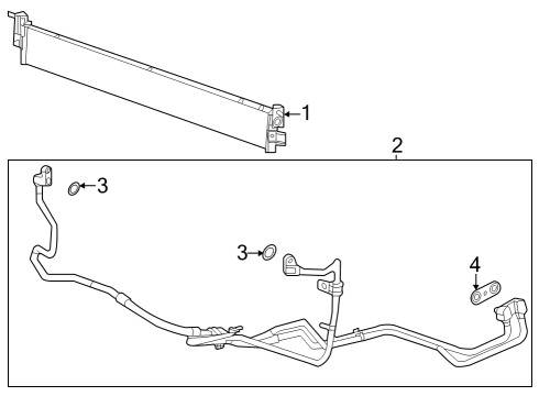 2023 Cadillac Escalade ESV Trans Oil Cooler Diagram 2 - Thumbnail