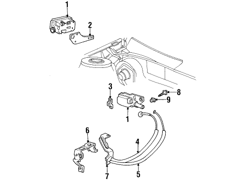 1997 Oldsmobile Achieva Fuel Supply Diagram 1 - Thumbnail