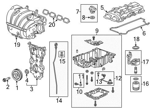 2016 Cadillac ATS Senders Diagram 2 - Thumbnail