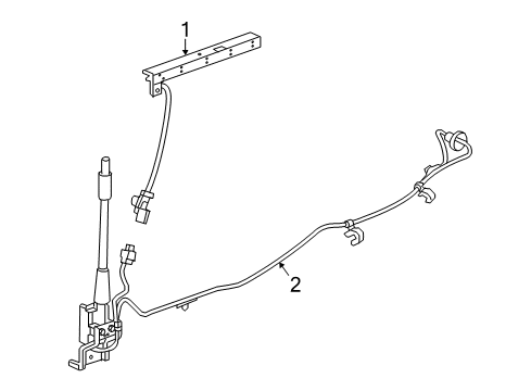 2019 Chevy Corvette Antenna & Radio Diagram 2 - Thumbnail