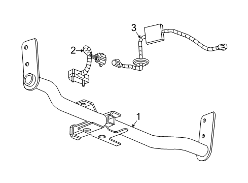 2006 Chevy Equinox Trailer Hitch Components Diagram