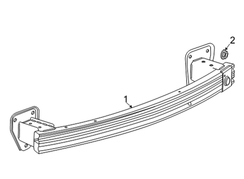 2021 Buick Encore GX Bumper & Components - Rear Diagram 4 - Thumbnail