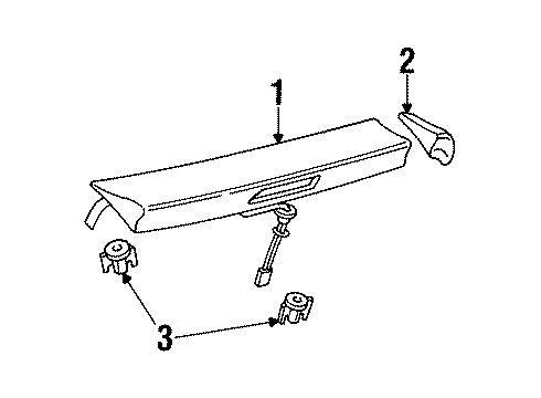 1997 Chevy Monte Carlo Rear Spoiler Diagram