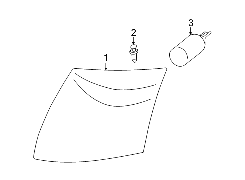 2007 Saturn Vue Side Marker Lamps Diagram 1 - Thumbnail