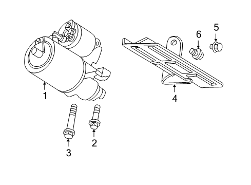 2004 Buick LeSabre Starter Diagram 2 - Thumbnail