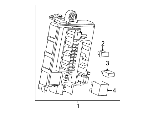 2019 Cadillac XT5 Fuse & Relay Diagram 2 - Thumbnail