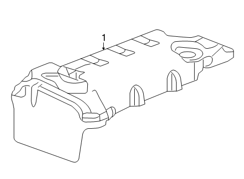 2008 Chevy Cobalt Engine Appearance Cover Diagram 1 - Thumbnail