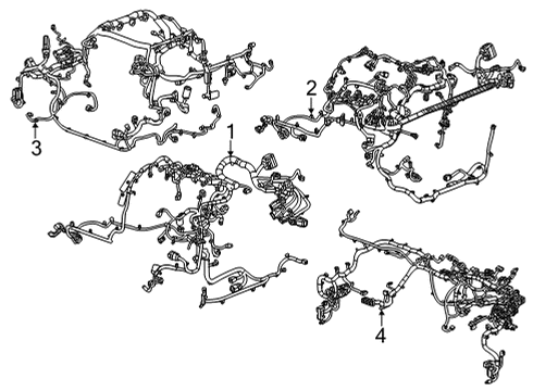 2020 Cadillac CT5 Harness Assembly, Chas Wrg Diagram for 84798906