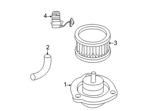 1997 Buick Regal Blower Motor & Fan Diagram