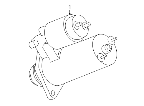 2008 Cadillac SRX Starter, Charging Diagram