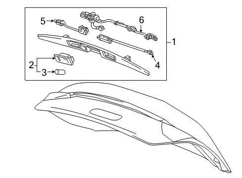 2015 Chevy Impala Bulbs Diagram 3 - Thumbnail