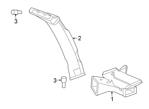 2013 Cadillac Escalade Ducts Diagram 2 - Thumbnail